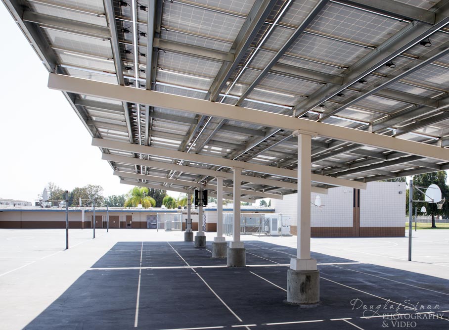 Solar Panel at School Photography