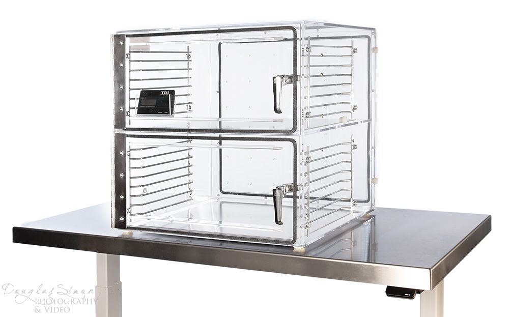 Acrylic Cabinet on White Background