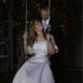 Bride in Swing at Christmas House, Rancho Cucamonga